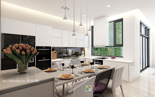 tủ bếp đẹp mới nhất 2015